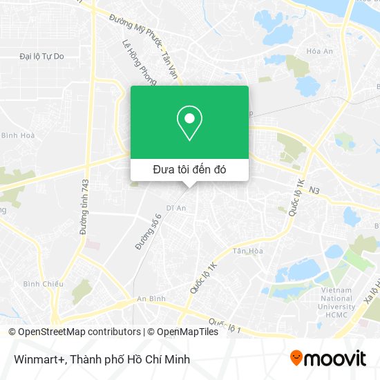 Bản đồ Winmart+