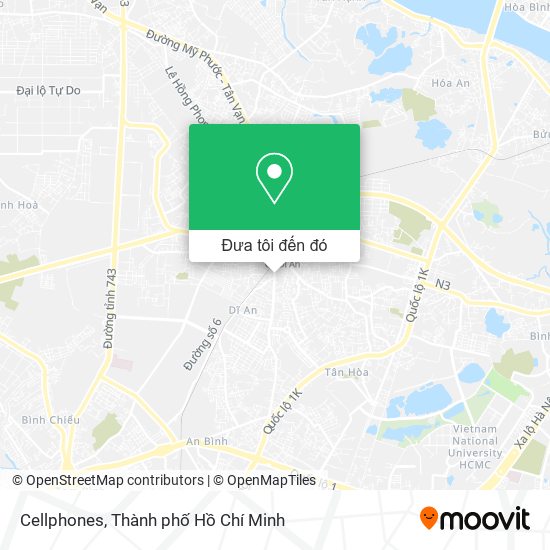 Bản đồ Cellphones