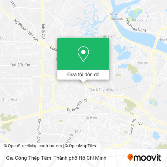 Bản đồ Gia Công Thép Tấm