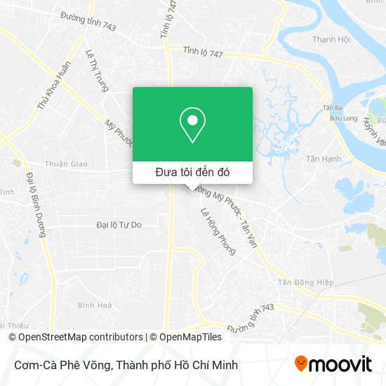 Bản đồ Cơm-Cà Phê Võng