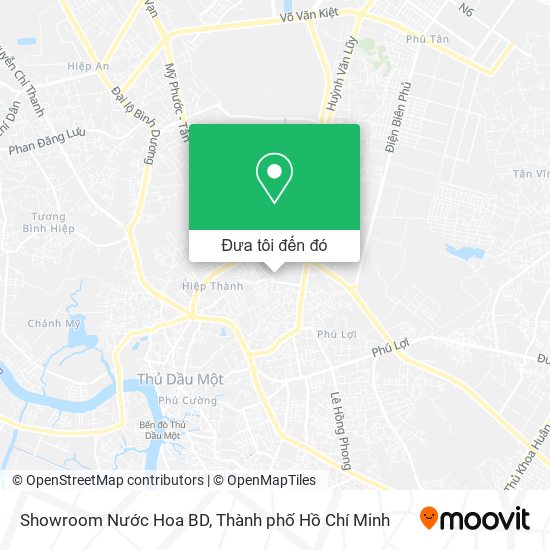 Bản đồ Showroom Nước Hoa BD