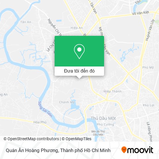 Bản đồ Quán Ăn Hoàng Phương
