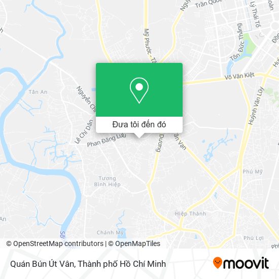 Bản đồ Quán Bún Út Vân
