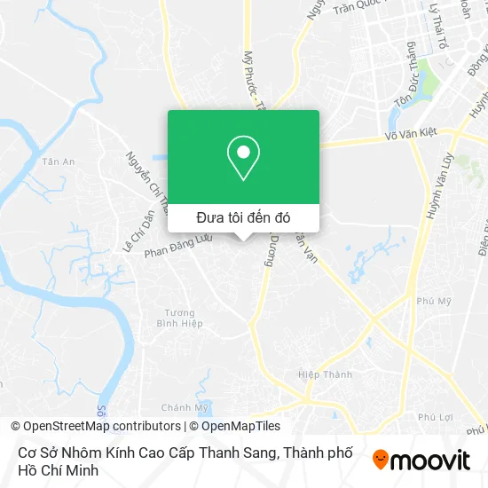 Bản đồ Cơ Sở Nhôm Kính Cao Cấp Thanh Sang