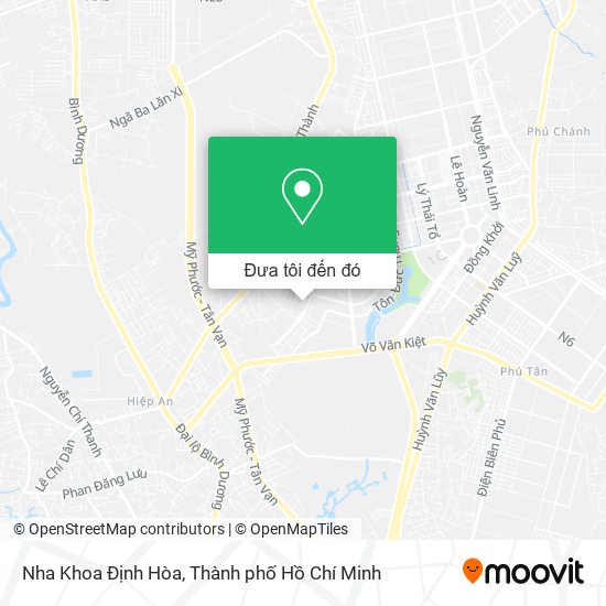 Bản đồ Nha Khoa Định Hòa