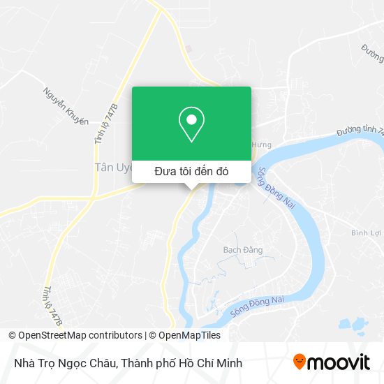 Bản đồ Nhà Trọ Ngọc Châu