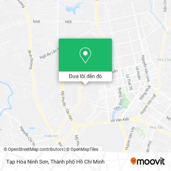 Bản đồ Tạp Hóa Ninh Sơn
