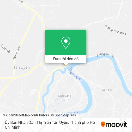 Bản đồ Ủy Ban Nhân Dân Thị Trấn Tân Uyên