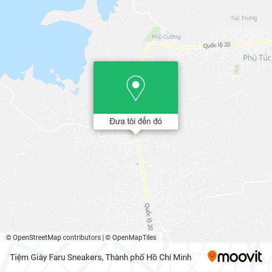 Bản đồ Tiệm Giày Faru Sneakers