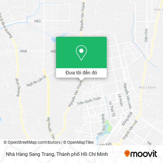 Bản đồ Nhà Hàng Sang Trang