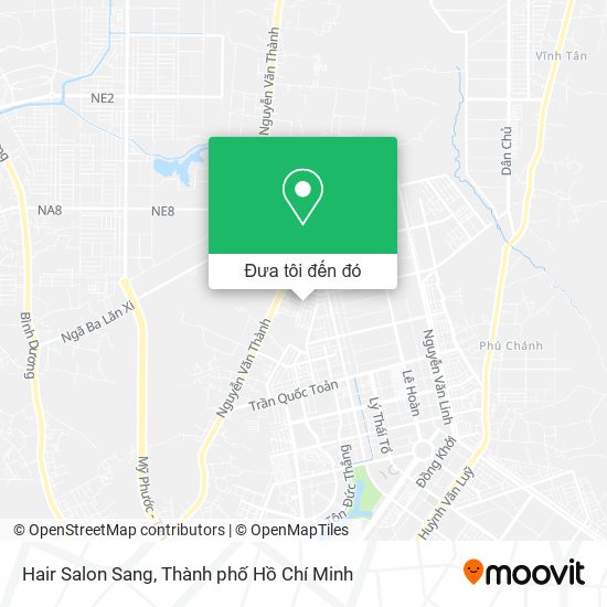 Bản đồ Hair Salon Sang