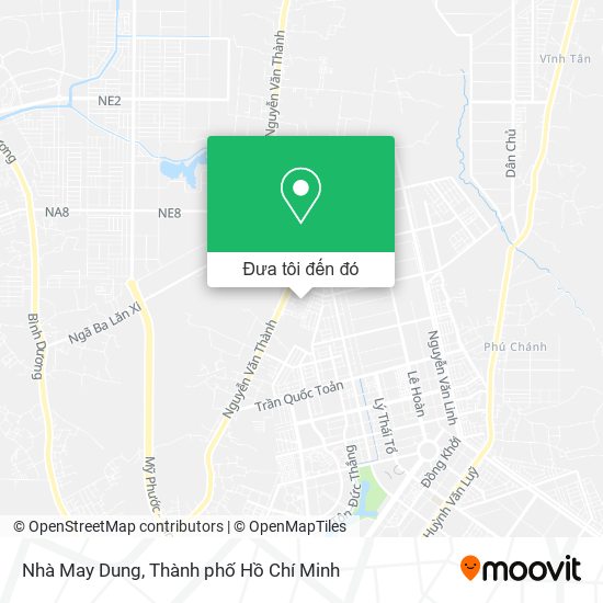 Bản đồ Nhà May Dung