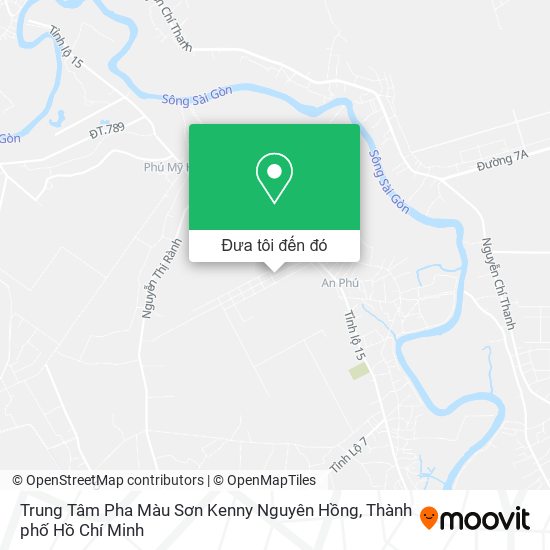 Bản đồ Trung Tâm Pha Màu Sơn Kenny Nguyên Hồng