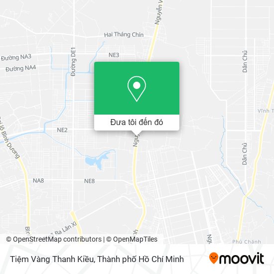 Bản đồ Tiệm Vàng Thanh Kiều