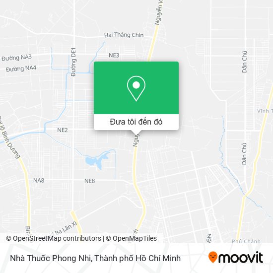 Bản đồ Nhà Thuốc Phong Nhi