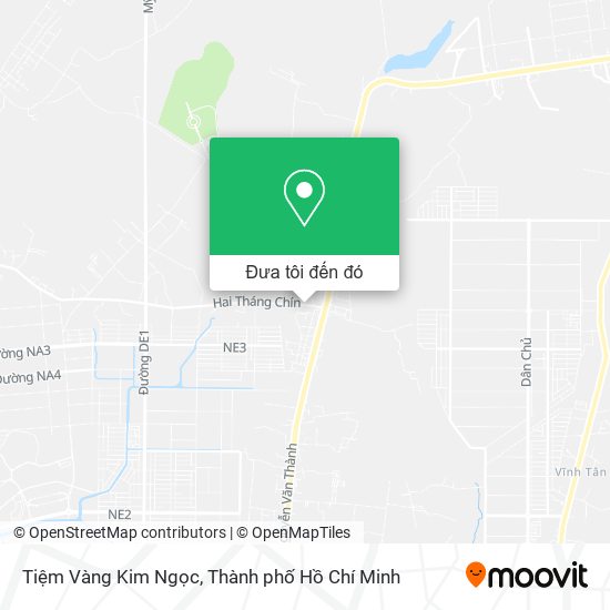 Bản đồ Tiệm Vàng Kim Ngọc