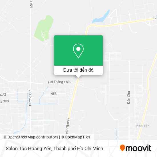 Bản đồ Salon Tóc Hoàng Yến