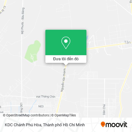 Bản đồ KDC Chánh Phú Hòa