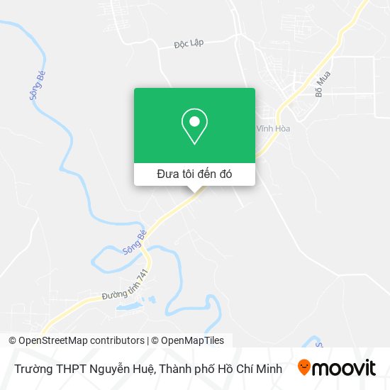 Bản đồ Trường THPT Nguyễn Huệ