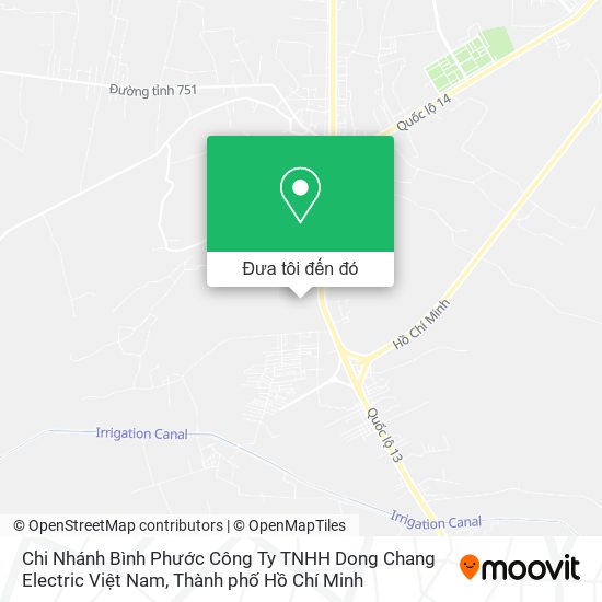 Bản đồ Chi Nhánh Bình Phước Công Ty TNHH Dong Chang Electric Việt Nam