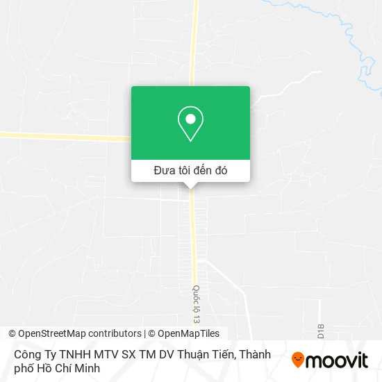 Bản đồ Công Ty TNHH MTV SX TM DV Thuận Tiến
