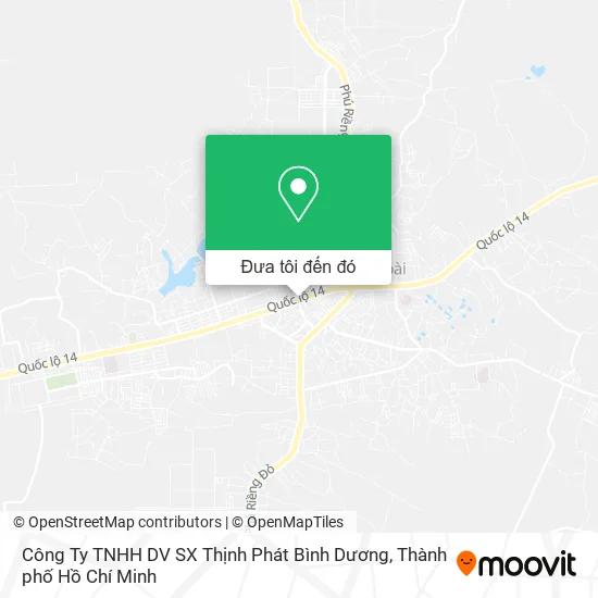 Bản đồ Công Ty TNHH DV SX Thịnh Phát Bình Dương