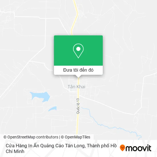 Bản đồ Cửa Hàng In Ấn Quảng Cáo Tân Long