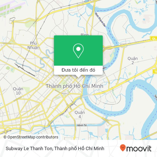 Bản đồ Subway Le Thanh Ton