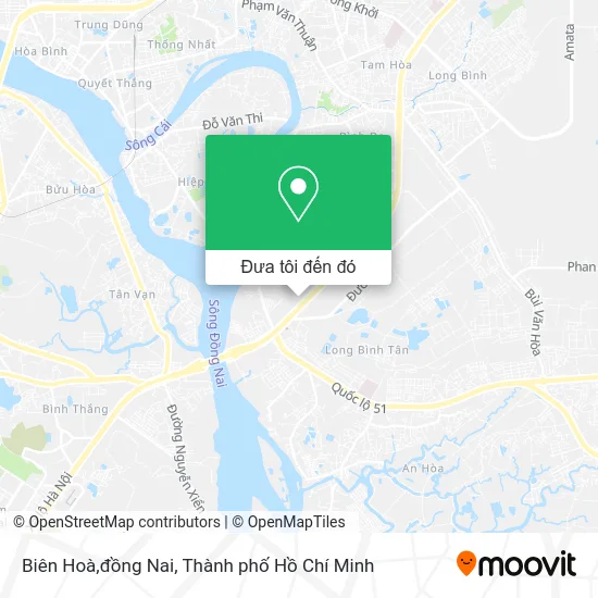 Bản đồ Biên Hoà,đồng Nai