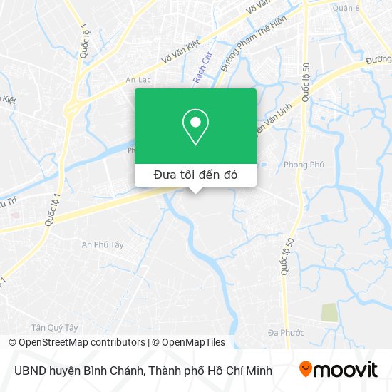 Bản đồ UBND huyện Bình Chánh