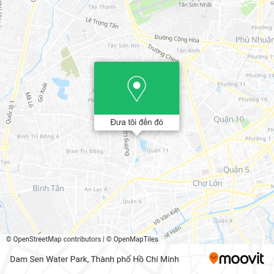 Bản đồ Dam Sen Water Park