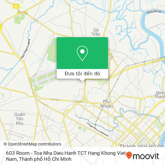 Bản đồ 603 Room - Toa Nha Dieu Hanh TCT Hang Khong Viet Nam