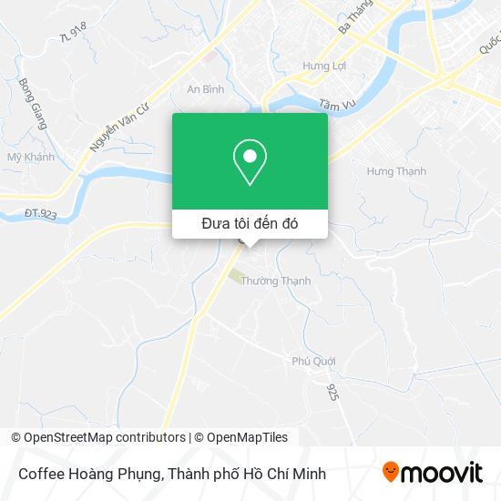 Bản đồ Coffee Hoàng Phụng