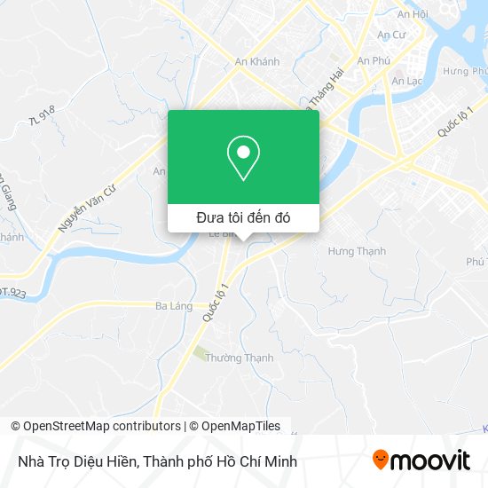 Bản đồ Nhà Trọ Diệu Hiền