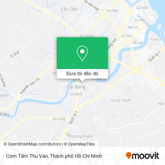 Bản đồ Cơm Tấm Thu Vân