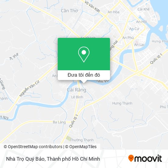 Bản đồ Nhà Trọ Quý Bảo
