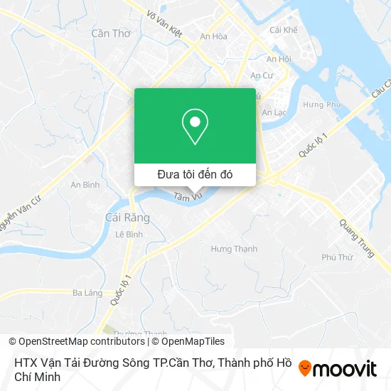 Bản đồ HTX Vận Tải Đường Sông TP.Cần Thơ