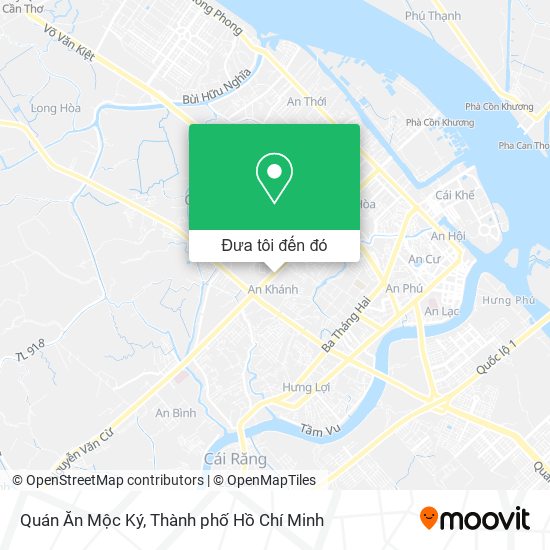 Bản đồ Quán Ăn Mộc Ký