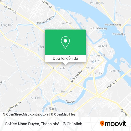 Bản đồ Coffee Nhân Duyên
