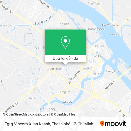 Bản đồ Tgtg Vincom Xuan Khanh