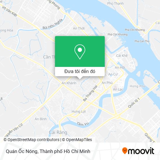 Bản đồ Quán Ốc Nóng