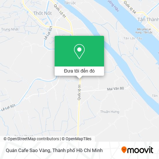 Bản đồ Quán Cafe Sao Vàng