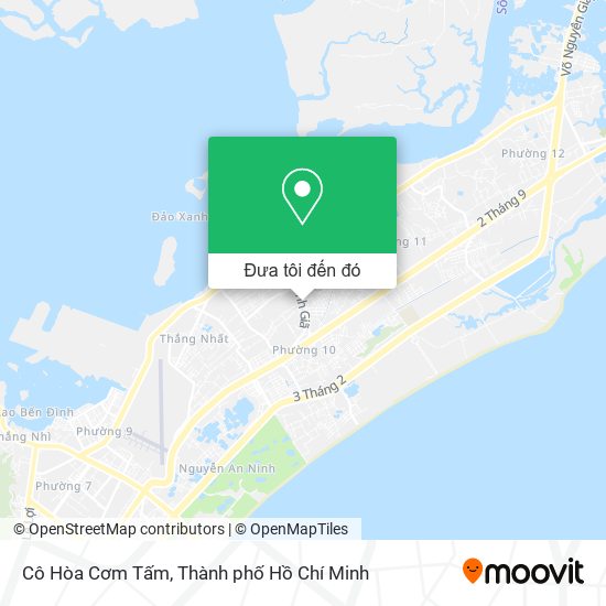 Bản đồ Cô Hòa Cơm Tấm