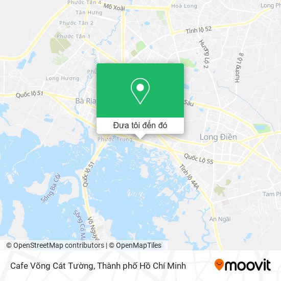 Bản đồ Cafe Võng Cát Tường