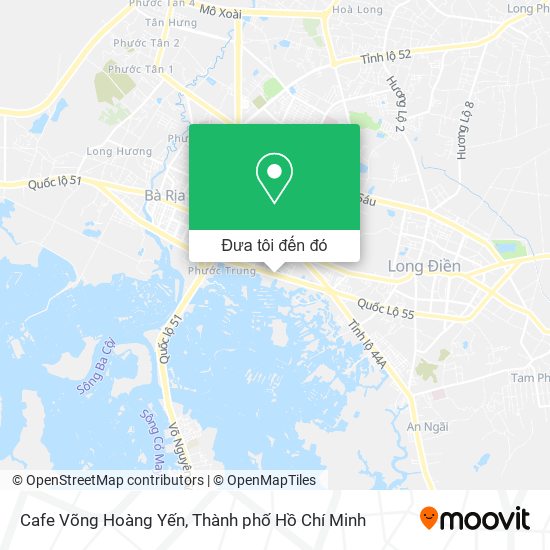 Bản đồ Cafe Võng Hoàng Yến