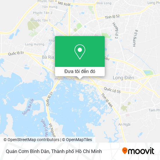 Bản đồ Quán Cơm Bình Dân