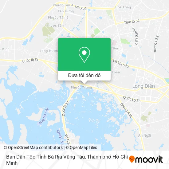 Bản đồ Ban Dân Tộc Tỉnh Bà Rịa Vũng Tàu