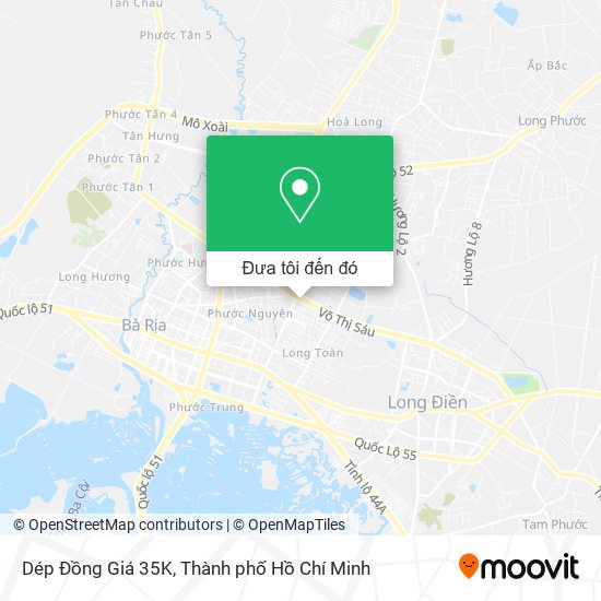 Bản đồ Dép Đồng Giá 35K