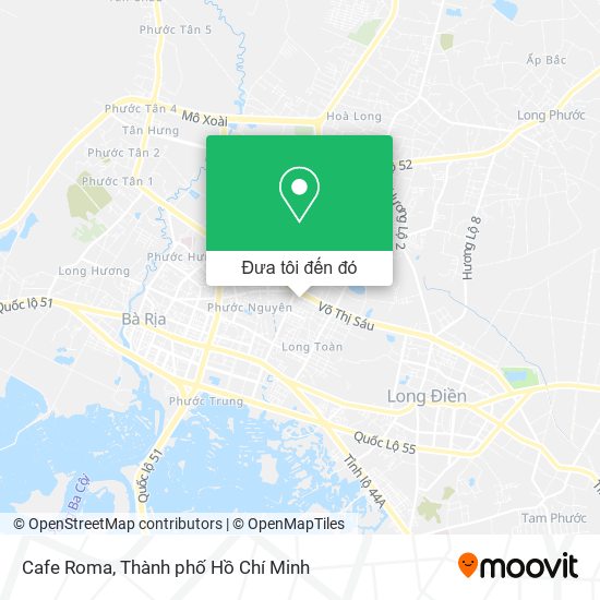Bản đồ Cafe Roma