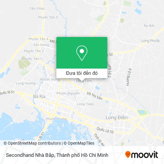 Bản đồ Secondhand Nhà Bắp